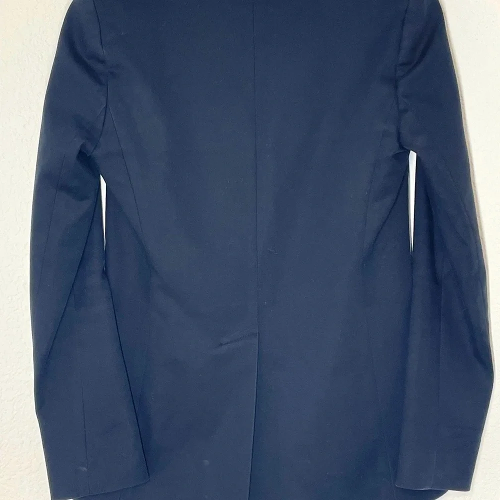 Club Monaco blazer black sz 2 stretch cotton spandex blend